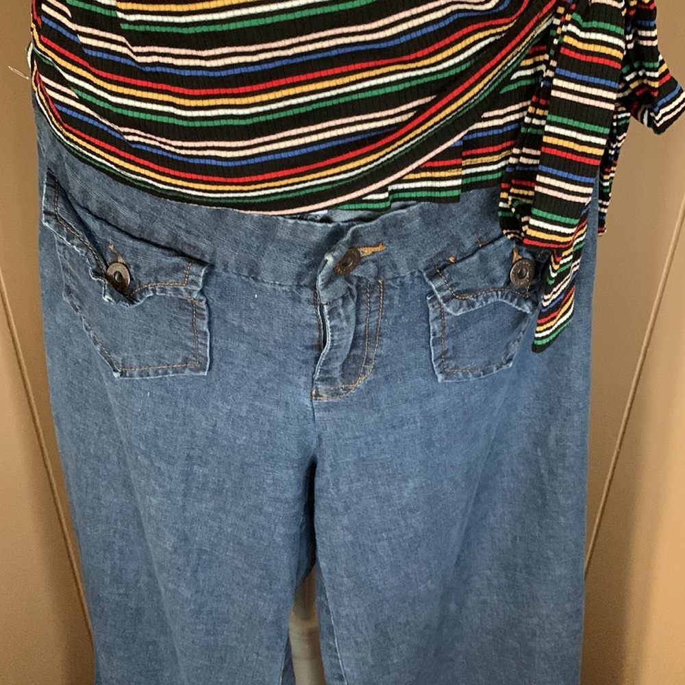 Vintage 1970’s bell bottom jeans sz.9 - Picture 9 of 12